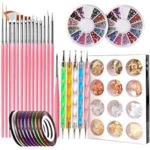 Pink 20+2 round box +10 color line +4 color foil