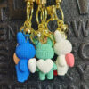 Wholesale Cartoon Resin Love Rabbit Keychain