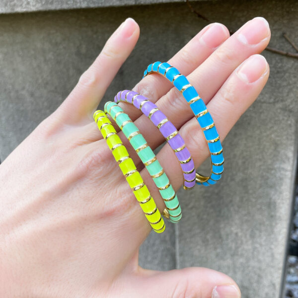 Wholesale Color Drip Oil Boho Bracelet