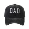 Wholesale Washed Cotton DAD MOM Vintage Embroidered Baseball Cap