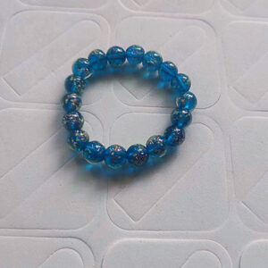 10MM sapphire blue glass bracelet 18 PCs/piece