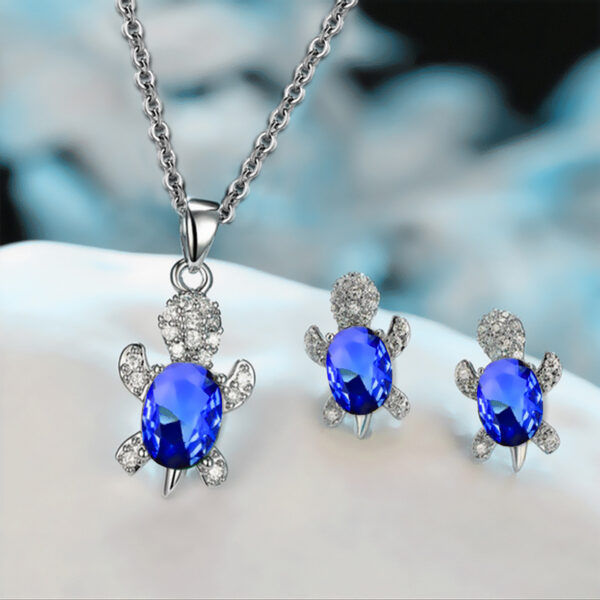 O1CN01hp3Qp31eqKDv8u9Se_2211101453922-0-cib Wholesale Turtle Alloy Earrings Jewelry Set