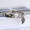 Wholesale clay color shoulder pole flower leaf Bracelet
