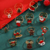 Wholesale Christmas Cute Cartoon Open Adjustable Band Rings