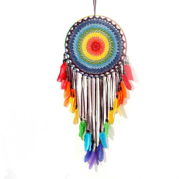 Wholesale Colorful Large Feather Dream Catcher