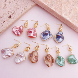 Wholesale Baroque Special Shape Pearl Earrings