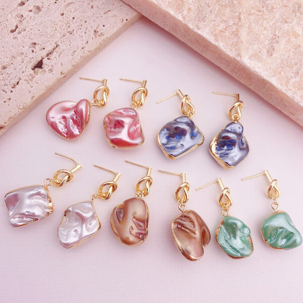 Wholesale Baroque Special Shape Pearl Earrings