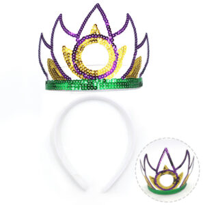 Sequin crown style ten