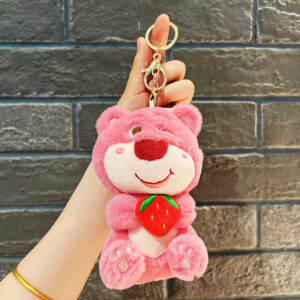 Plush strawberry bear