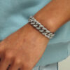 Wholesale Diamond Studded Mens Bracelet