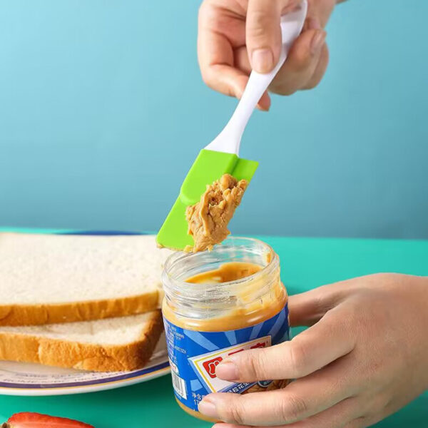 Wholesale White Handle Silicone Cake Split Small Spatula