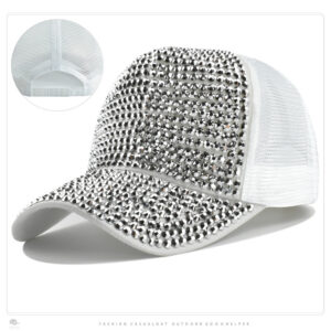 White-Silver Diamond (Net / (54-60CM) adjustable