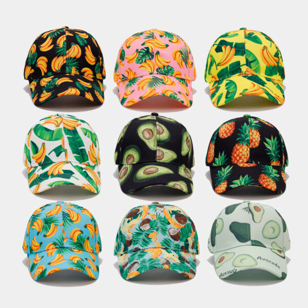 O1CN01hztOoj2AbGzknJA2q_2496528221-0-cib Wholesale Tropical Fruit Banana Print Baseball Cap