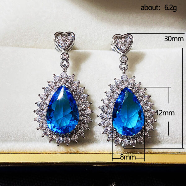 O1CN01hzyci51jNXG3BhvT0_3551054536-0-cib Wholesale Water Drop Blue Zircon Blue Gemstone Earrings