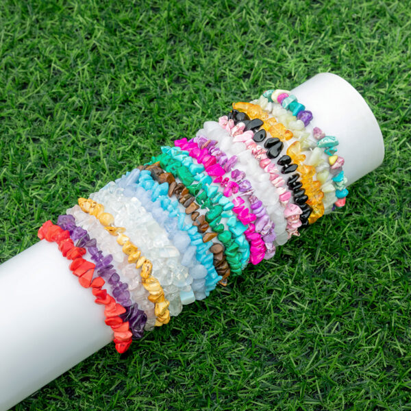 O1CN01i0gf0s23L3WLPL4H6_1005997238-0-cib Wholesale Irregular Geometric Colored Crushed Stone Bracelet