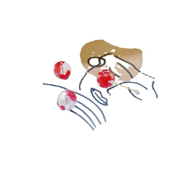 Wholesale 12*14MM Cherry Blossom Butterfly Jewelry Accessories Acrylic String Beads