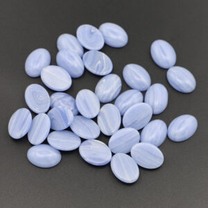 Purple Agate / 13*18MM oval ring surface