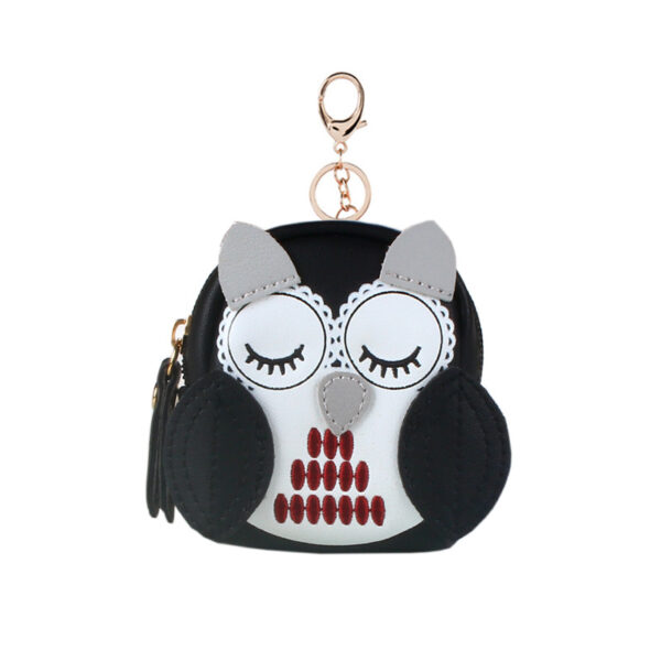 O1CN01i1wQ2j1ccSuiETUqK_3919513621-0-cib Wholesale PU Key Bag Owl Coin Purse Keychain