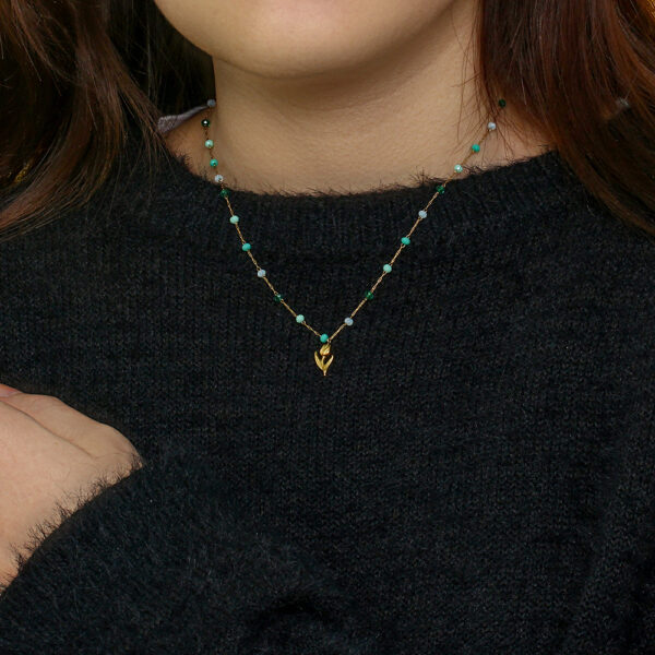 O1CN01i2NhpM2AUrGGluTjE_2213308878207-0-cib Wholesale Stainless Steel Colorful Beads Tulip Necklace