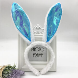 Blue fluorescent rabbit ears