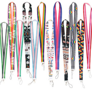 O1CN01i3k51C1l859YR6pXb__2209065854773-0-cib Wholesale Gay Rainbow Polyester Badge Lanyard