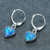 Wholesale Love Opal Alloy Earrings