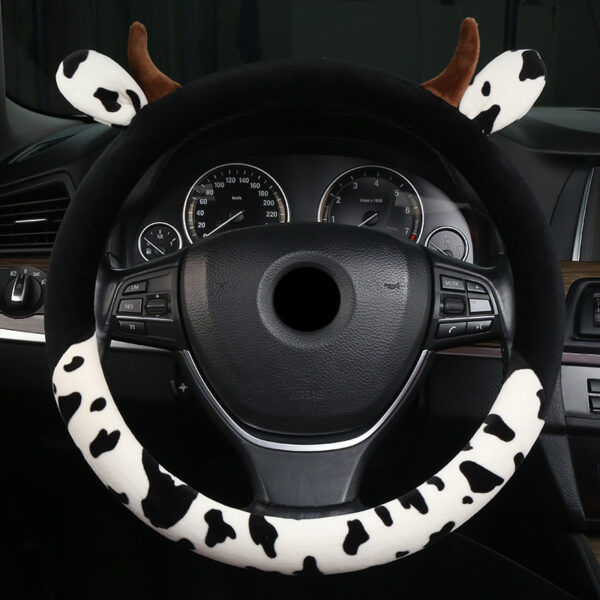 O1CN01i8A7xr1lBHsRmUuMv_2211331354780-0-cib Wholesale Steering Wheel Cover with Plush Cow Shape