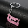 Wholesale Kill Bill Keychain Pussy Wagon Alloy Oil Dripping Keychain