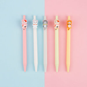 Wholesale Macaron Colored Cartoon Fruit Plastic Ballpoint Pen
