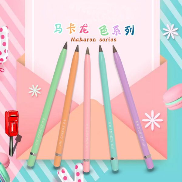 O1CN01i9A7FN2ECm6ftO7HB_1008318709-0-cib Wholesale Inkless Pencil With Eraser Plastic Ballpoint Pen