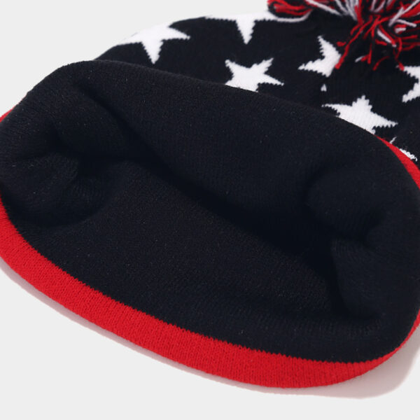 O1CN01iA7Hty2AbGvHccrOs_2496528221-0-cib Wholesale Knitted Hats with Five-pointed Star Striped Jacquard Acrylic Ear Protectors