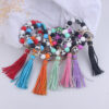 O1CN01iBzdey1NrNk86CovR_2214899881623-0-cib Wholesale Dog Paw Silicone Beaded Wrist Keychains