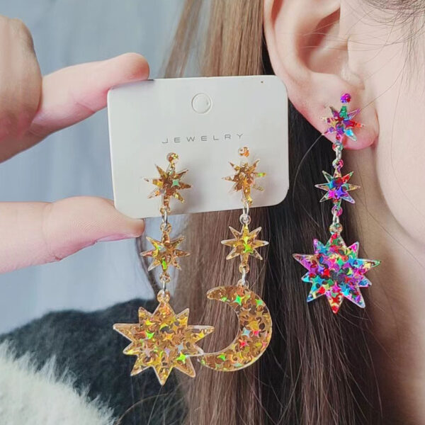 O1CN01iCmogx1T3MBjZOSxG_2677772326-0-cib Wholesale Sun Moon Series Acrylic Earrings