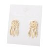 Wholesale Dream Catcher Feather Alloy Earrings