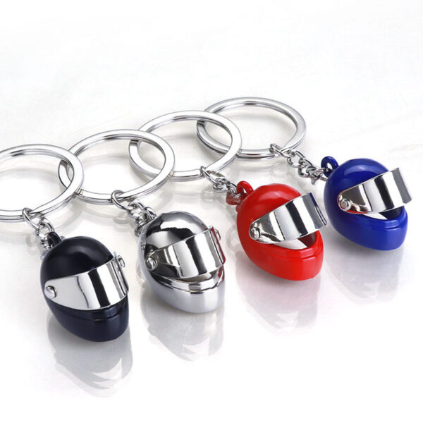 Wholesale Metal Motorcycle Helmet Creative Key Chain