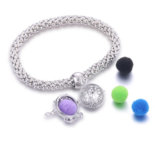Wholesale Aromatherapy Cage Popcorn Copper Bracelet