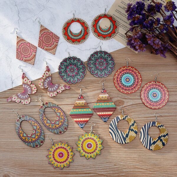 O1CN01iE0ged2CXivkqfyaC_2212424078484-0-cib Wholesale Vintage Printed Wooden Earrings