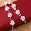 Wholesale Fashion Vintage Rose Frosted Dandelion Flower Bracelet
