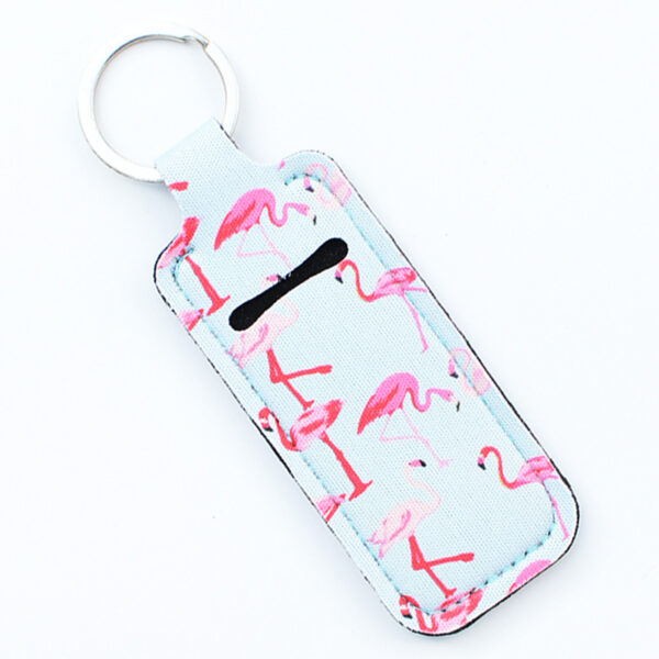 Wholesale Cactus Leopard Print Rose Flower Lipstick Set Keychain