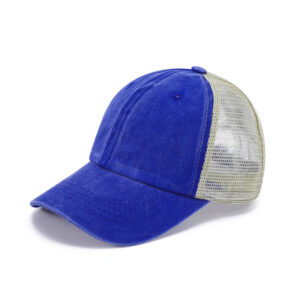 sapphire blue net cap-khakis net / Adult 56-60cm