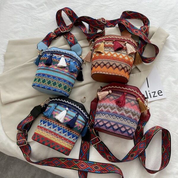 Wholesale Canvas Ethnic Style Shoulder Bag