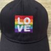 O1CN01iJJJ511IIxnLV7HGQ_4254640871-0-cib Wholesale LOVE Letters Embroidered Cotton Plain Black Baseball Hat