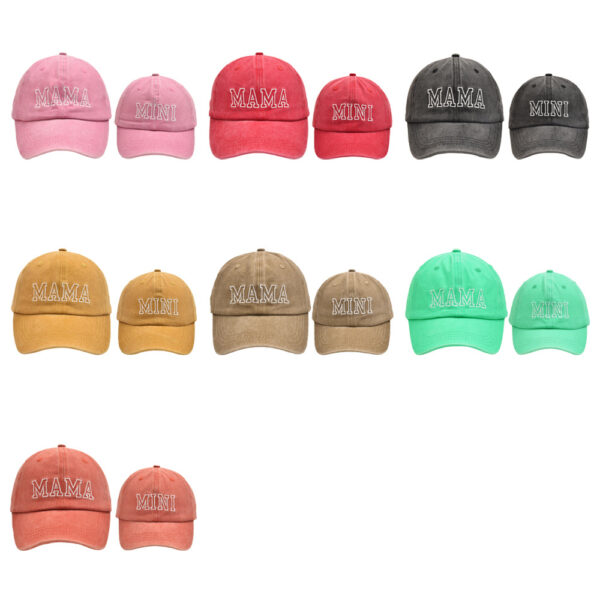 Wholesale Cotton Embroidered Letters MAMA MINI Parent-child Baseball Cap