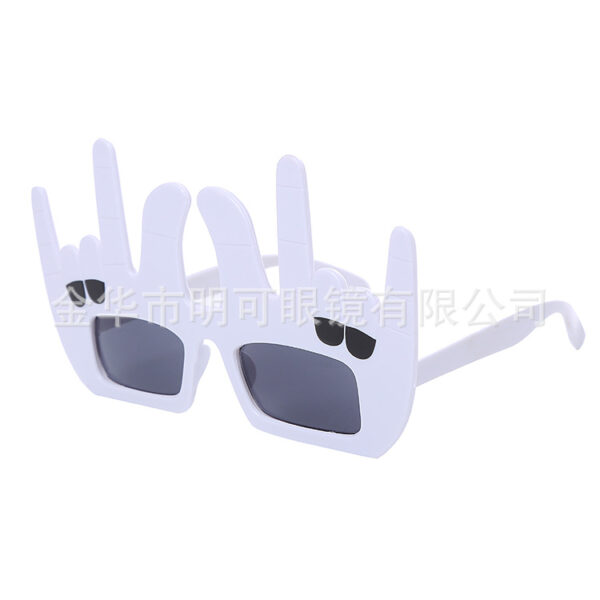 Wholesale ABS Rock Gesture Rock Funny Glasses