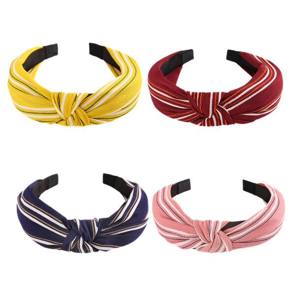 Wholesale Vintage Wide Edge Fabric Tie Headbands