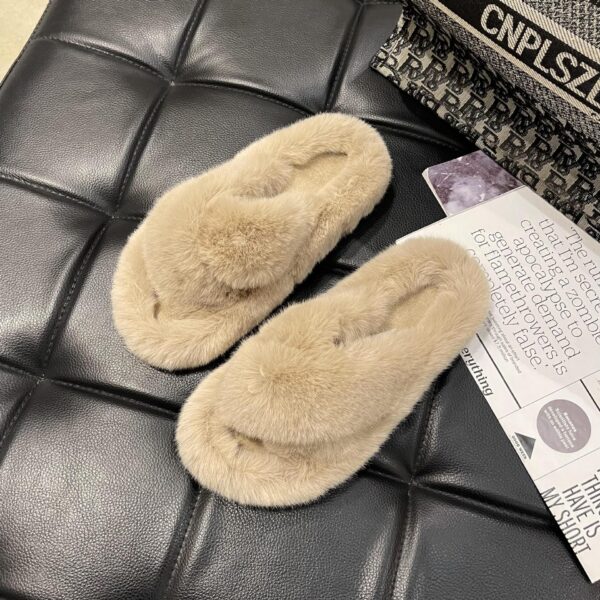 Wholesale of Plush Cotton Slippers for External Wear