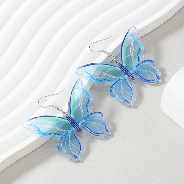 O1CN01iQ5LIH21msQLZ0tpI_1121057028-0-cib Wholesale New Butterfly Acrylic Earrings