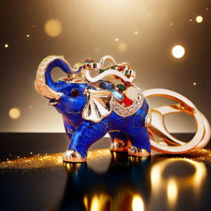 A658 lucky elephant ruyi sapphire blue / Single OPP bag packaging