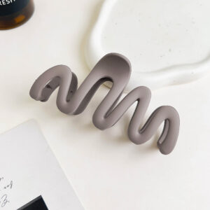 11cm wave-Frosted Rice Ash / Metal