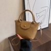 O1CN01iRlnNC1i0o94lGtem_2213333414351-0-cib Wholesale Fashion Retro Handheld Solid Color Bucket Bag